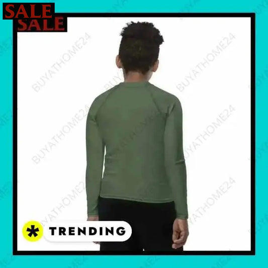 ▻ Sportshirt | Kinder Langarm Sport T-Shirt 134 cm - 170 cm BUYATHOME24®