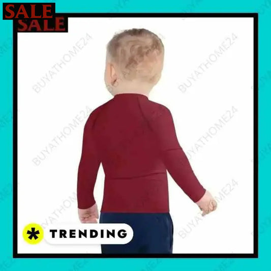 ▻ Sportshirt | Kinder Langarm Sport T-Shirt 92 cm - 128 cm BUYATHOME24®