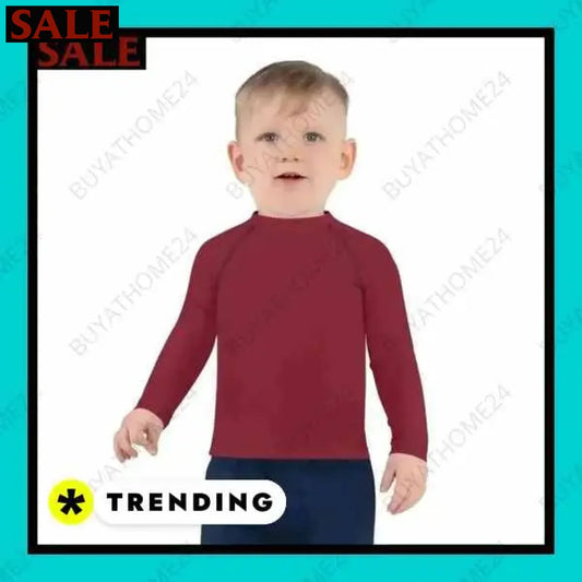 ▻ Sportshirt | Kinder Langarm Sport T-Shirt 92 cm - 128 cm BUYATHOME24®