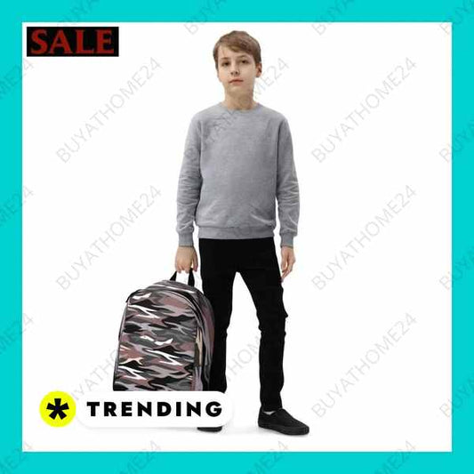 ▻ Schulrucksack I Kinder Laptop Rucksack 41 x 31 x 14 BUYATHOME24®