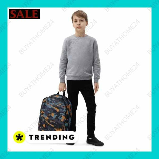 ▻ Schulrucksack I Kinder Laptop Rucksack 41 x 31 x 14 BUYATHOME24®