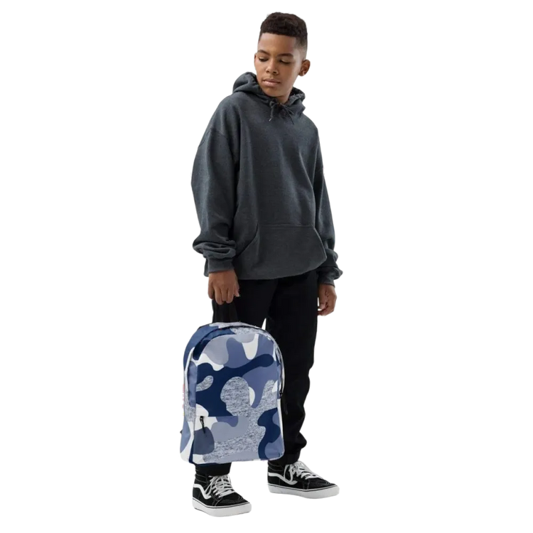 Jungen Schulrucksack von BUYATHOME24, wasserabweisend, 42 cm, mit 15 Zoll Laptopfach und Textildruck, ideal für die Schule.
