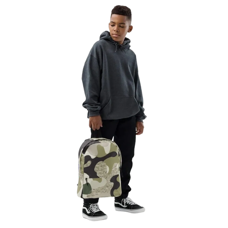 Jungen-Schulrucksack von BUYATHOME24, wasserabweisend, 42 cm hoch, mit 15 Zoll Laptopfach und Textildruck.