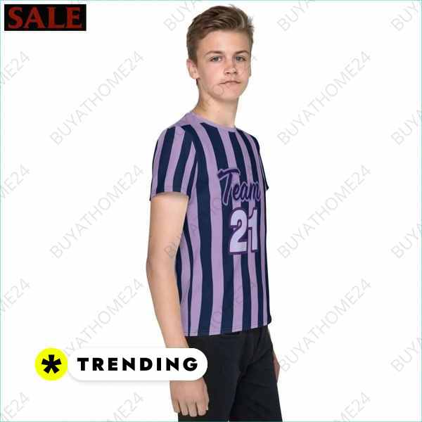 • Kinder Fußball Trikot I Kinder T-Shirt 134 cm - 170 cm Textildruck BUYATHOME24, T-Shirts BUYATHOME24, Hoodies BUYATHOME24, Hosen BUYATHOME24, Jacken BUYATHOME24, Schuhe BUYATHOME24