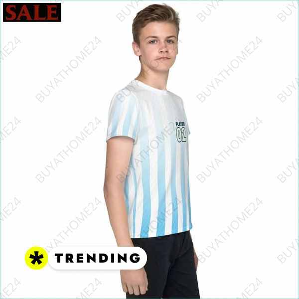 • Kinder Fußball Trikot I Kinder T-Shirt 134 cm - 170 cm Textildruck BUYATHOME24, T-Shirts BUYATHOME24, Hoodies BUYATHOME24, Hosen BUYATHOME24, Jacken BUYATHOME24, Schuhe BUYATHOME24