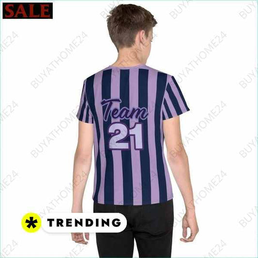 SALE % Kinder Sportshirt I Unisex Fußball T-Shirt 134 cm - 170 cm BUYATHOME24®