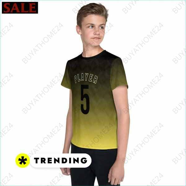 • Kinder Fußball Trikot I Kinder T-Shirt 134 cm - 170 cm Textildruck BUYATHOME24, T-Shirts BUYATHOME24, Hoodies BUYATHOME24, Hosen BUYATHOME24, Jacken BUYATHOME24, Schuhe BUYATHOME24