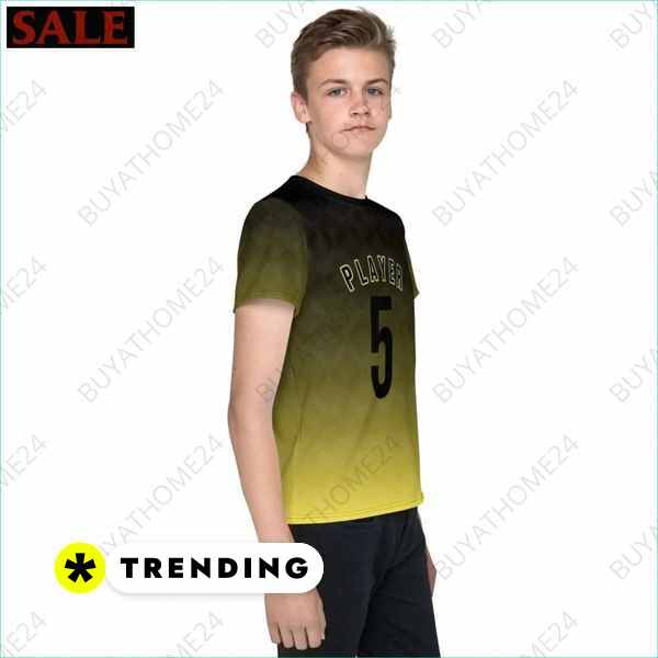 • Kinder Fußball Trikot I Kinder T-Shirt 134 cm - 170 cm Textildruck BUYATHOME24, T-Shirts BUYATHOME24, Hoodies BUYATHOME24, Hosen BUYATHOME24, Jacken BUYATHOME24, Schuhe BUYATHOME24