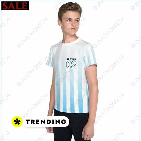 • Kinder Fußball Trikot I Kinder T-Shirt 134 cm - 170 cm Textildruck BUYATHOME24, T-Shirts BUYATHOME24, Hoodies BUYATHOME24, Hosen BUYATHOME24, Jacken BUYATHOME24, Schuhe BUYATHOME24