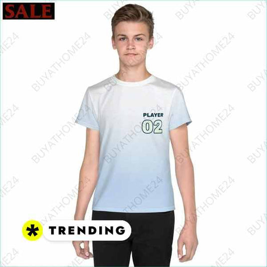 SALE % Kinder Sportshirt I Unisex Fußball T-Shirt 134 cm - 170 cm BUYATHOME24®