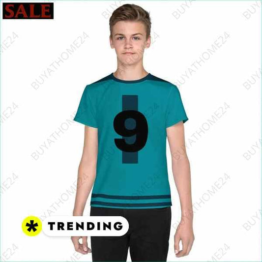 SALE % Kinder Sportshirt I Unisex Fußball T-Shirt 134 cm - 170 cm BUYATHOME24®