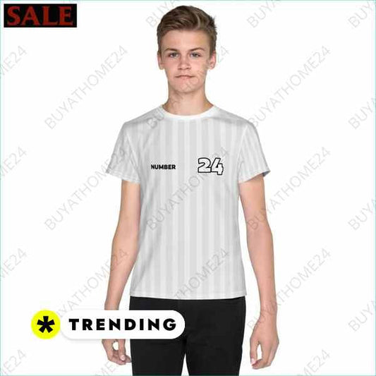 SALE % Kinder Sportshirt I Unisex Fußball T-Shirt 134 cm - 170 cm BUYATHOME24®