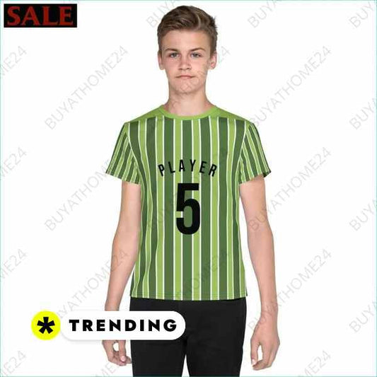 SALE % Kinder Sportshirt I Unisex Fußball T-Shirt 134 cm - 170 cm BUYATHOME24®