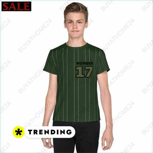 SALE % Kinder Sportshirt I Unisex Fußball T-Shirt 134 cm - 170 cm BUYATHOME24®