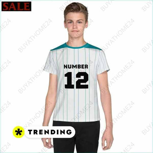 SALE % Kinder Sportshirt I Unisex Fußball T-Shirt 134 cm - 170 cm BUYATHOME24®