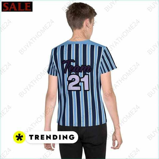 SALE % Kinder Sportshirt I Unisex Fußball T-Shirt 134 cm - 170 cm BUYATHOME24®
