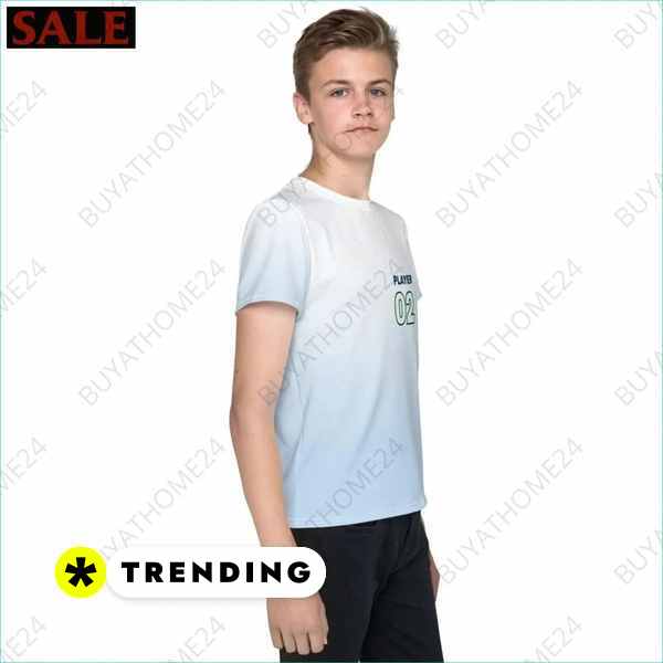 • Kinder Fußball Trikot I Kinder T-Shirt 134 cm - 170 cm Textildruck BUYATHOME24, T-Shirts BUYATHOME24, Hoodies BUYATHOME24, Hosen BUYATHOME24, Jacken BUYATHOME24, Schuhe BUYATHOME24