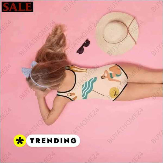 ▻ Kinder Bademode I Mädchen Badeanzug 92 cm - 128 cm BUYATHOME24®