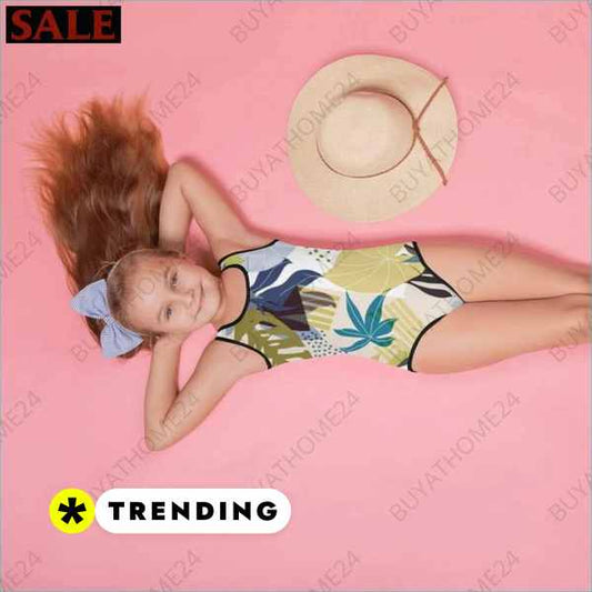 ▻ Kinder Bademode I Mädchen Badeanzug 92 cm - 128 cm BUYATHOME24®