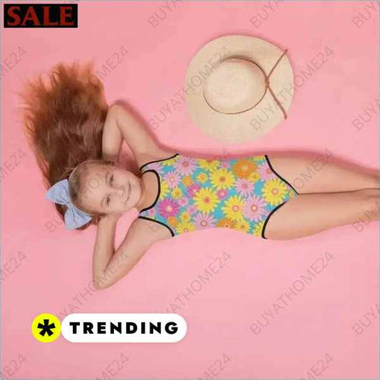 ▻ Kinder Bademode I Mädchen Badeanzug 92 cm - 128 cm BUYATHOME24®