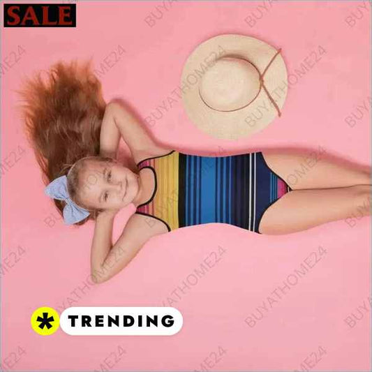 ▻ Kinder Bademode I Mädchen Badeanzug 92 cm - 128 cm BUYATHOME24®