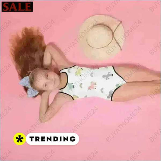 ▻ Kinder Bademode I Mädchen Badeanzug 92 cm - 128 cm BUYATHOME24®