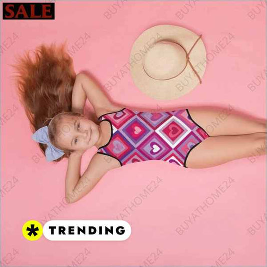 ▻ Kinder Bademode I Mädchen Badeanzug 92 cm - 128 cm BUYATHOME24®