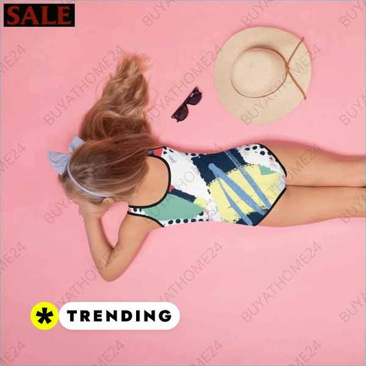 ▻ Kinder Bademode I Mädchen Badeanzug 92 cm - 128 cm BUYATHOME24®