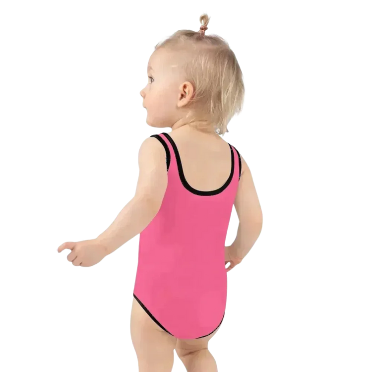 Kinder Mädchen Badeanzug mit UV-Schutz, schnelltrocknend, in Größe 92-128 cm, von BUYATHOME24, mit buntem Textildruck