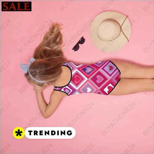 ▻ Kinder Bademode I Mädchen Badeanzug 92 cm - 128 cm BUYATHOME24®