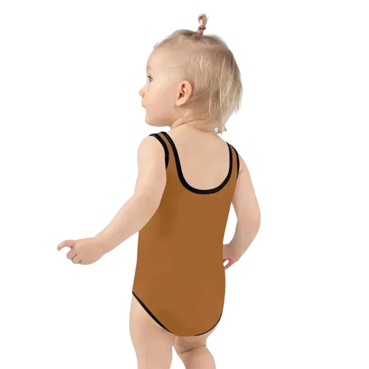 Mädchen Badeanzug mit UV-Schutz 40 von BUYATHOME24, Textildruck, in Größe 92-128 cm, geeignet für Kinder beim Baden.