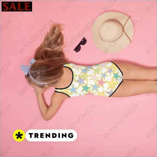 ▻ Kinder Bademode I Mädchen Badeanzug 92 cm - 128 cm BUYATHOME24®