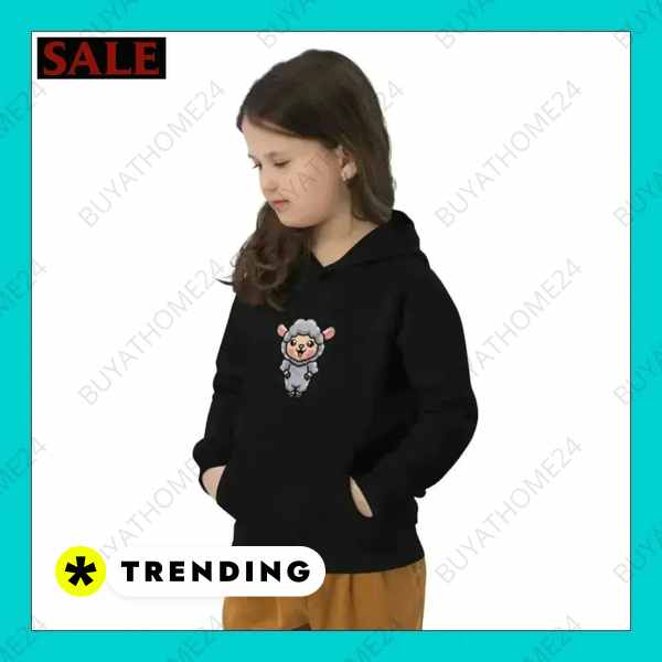 Bequemer Mädchen Hoodie von buyathome24 für Kinder von 4 bis 12 Jahren Textildruck BUYATHOME24, T-Shirts BUYATHOME24, Hoodies BUYATHOME24, Hosen BUYATHOME24, Jacken BUYATHOME24, Schuhe BUYATHOME24