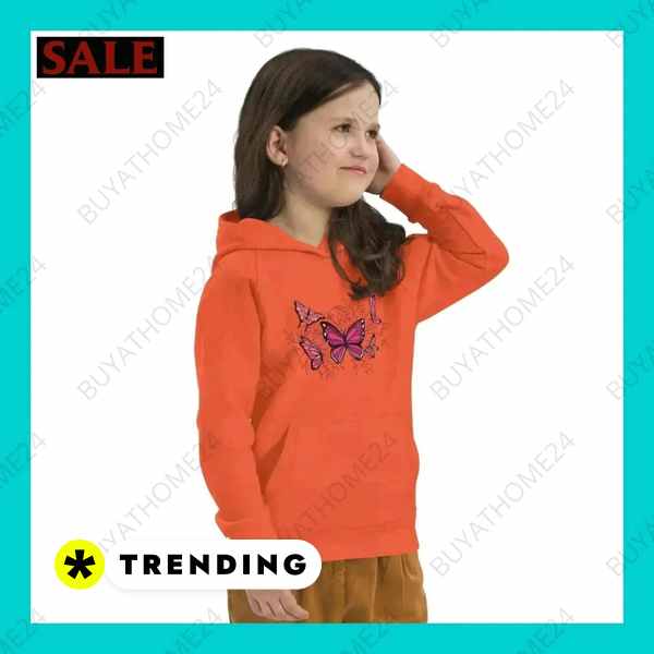 Mädchen Hoodie für Kinder bei BuyAtHome24 mit bequemem Schnitt Textildruck BUYATHOME24, T-Shirts BUYATHOME24, Hoodies BUYATHOME24, Hosen BUYATHOME24, Jacken BUYATHOME24, Schuhe BUYATHOME24