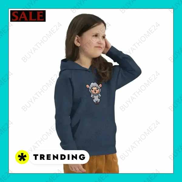 Bequemer Mädchen Hoodie von buyathome24 für Kinder von 4 bis 12 Jahren Textildruck BUYATHOME24, T-Shirts BUYATHOME24, Hoodies BUYATHOME24, Hosen BUYATHOME24, Jacken BUYATHOME24, Schuhe BUYATHOME24