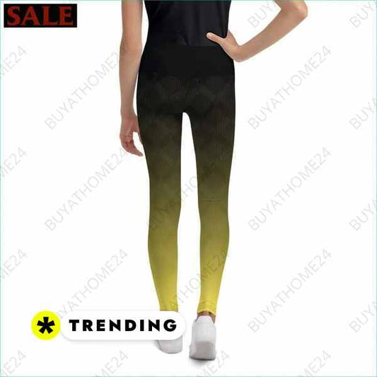 SALE % Kinder Sporthosen I Unisex Leggings 134 cm - 170 cm BUYATHOME24®