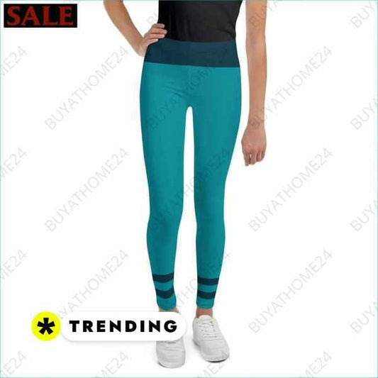 SALE % Kinder Sporthosen I Unisex Leggings 134 cm - 170 cm BUYATHOME24®