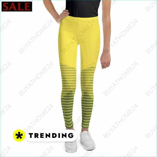 SALE % Kinder Sporthosen I Unisex Leggings 134 cm - 170 cm BUYATHOME24®