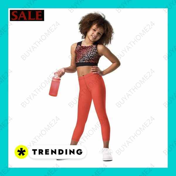 Mädchen Sportleggings mit bequemer Passform und langlebigem Material Textildruck BUYATHOME24, T-Shirts BUYATHOME24, Hoodies BUYATHOME24, Hosen BUYATHOME24, Jacken BUYATHOME24, Schuhe BUYATHOME24