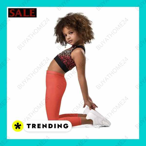 Mädchen Sportleggings mit bequemer Passform und langlebigem Material Textildruck BUYATHOME24, T-Shirts BUYATHOME24, Hoodies BUYATHOME24, Hosen BUYATHOME24, Jacken BUYATHOME24, Schuhe BUYATHOME24