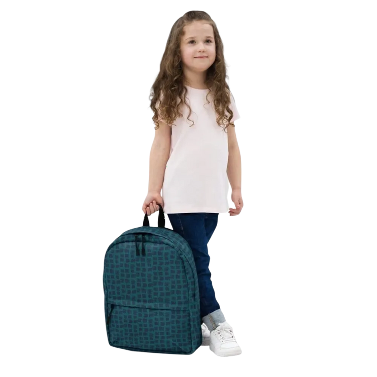 Kinder Schulrucksack von BUYATHOME24, wasserabweisend, mit Laptopfach, 42x31x10cm, für Mädchen, Textildruck
