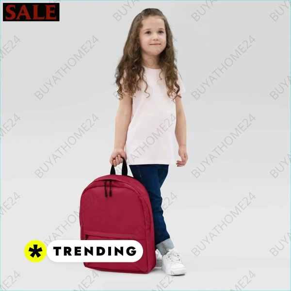 Kinder Schulrucksack von BUYATHOME24, wasserabweisend mit 15 Zoll Laptopfach, zeigt den kindgerechten, praktischen Rucksack in Nahaufnahme.