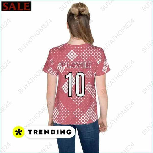SALE % Kinder Sportshirt I Unisex Fußball T-Shirt 134 cm - 170 cm BUYATHOME24®