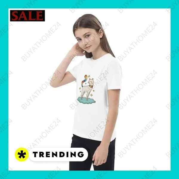 Mädchen T-Shirt 3-14 Jahre Kurzarm Baumwolle Lockerer Schnitt Textildruck BUYATHOME24, T-Shirts BUYATHOME24, Hoodies BUYATHOME24, Hosen BUYATHOME24, Jacken BUYATHOME24, Schuhe BUYATHOME24