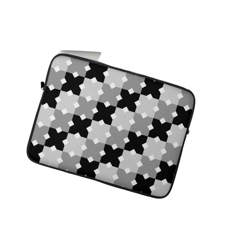 Neopren-Laptoptasche für 13 und 15 Zoll mit wasserabweisendem Material und Kunstfell-Futter, von BUYATHOME24