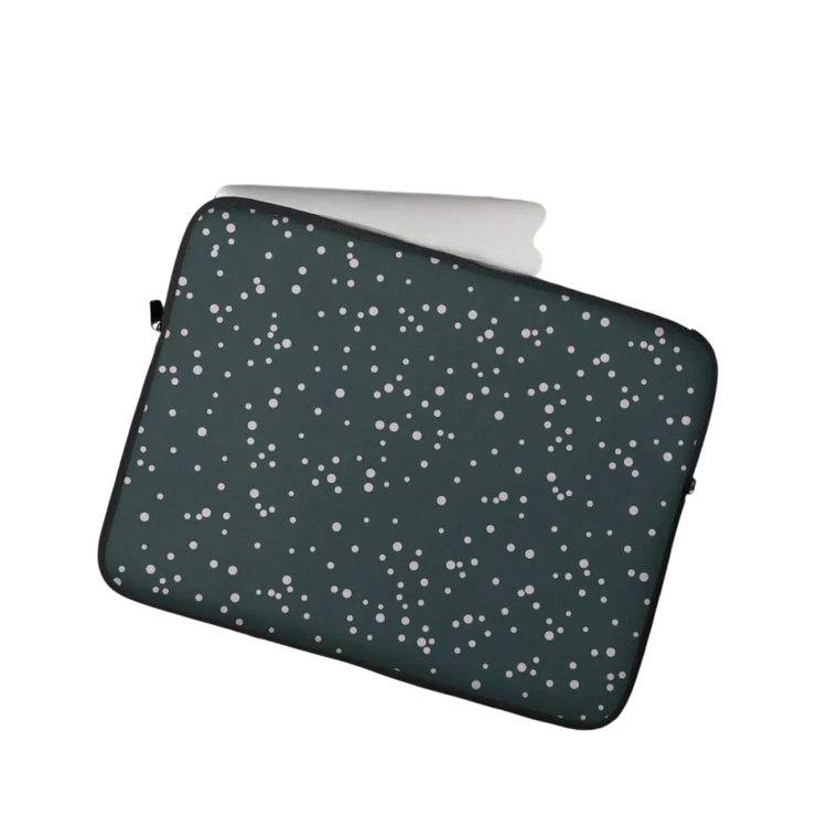Laptoptasche aus Neopren mit Kunstfell-Innenfutter für 13 und 15 Zoll, bedruckbar, von BUYATHOME24.
