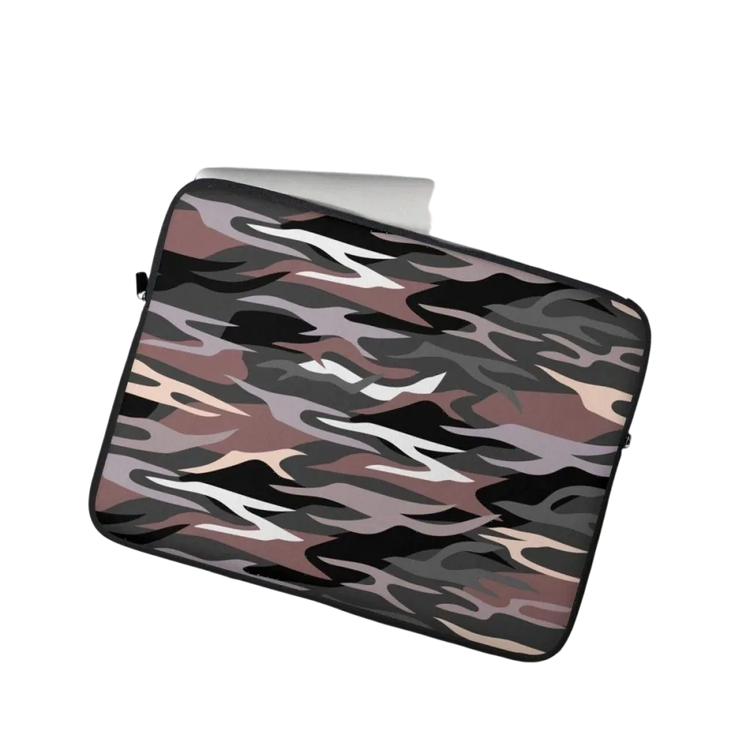 Laptoptasche aus Neopren mit Kunstfell-Innenseite für 13 und 15 Zoll, bedruckbar, von BUYATHOME24