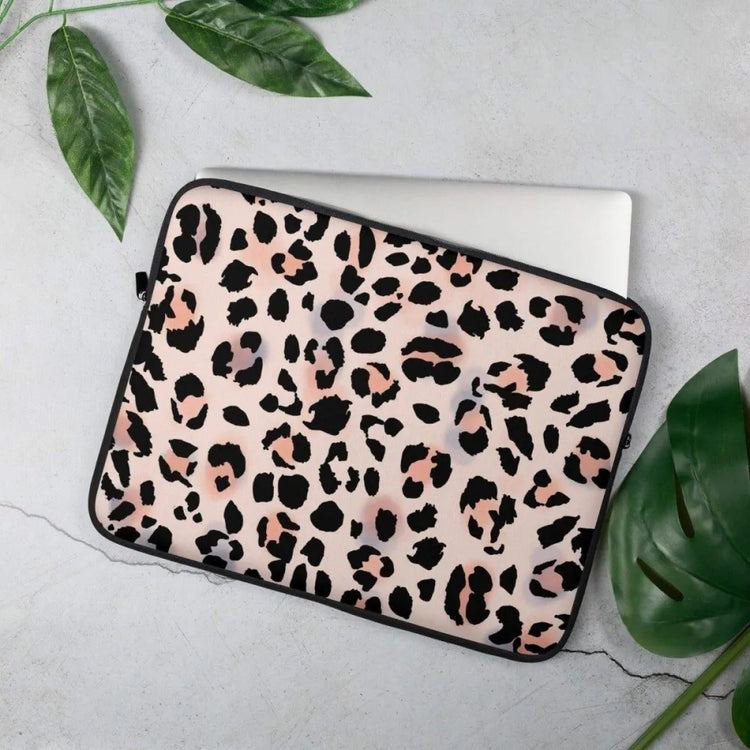 Laptoptasche aus Neopren für 13 und 15 Zoll, mit Kunstfell-Innenfutter, bedruckbar, von BUYATHOME24