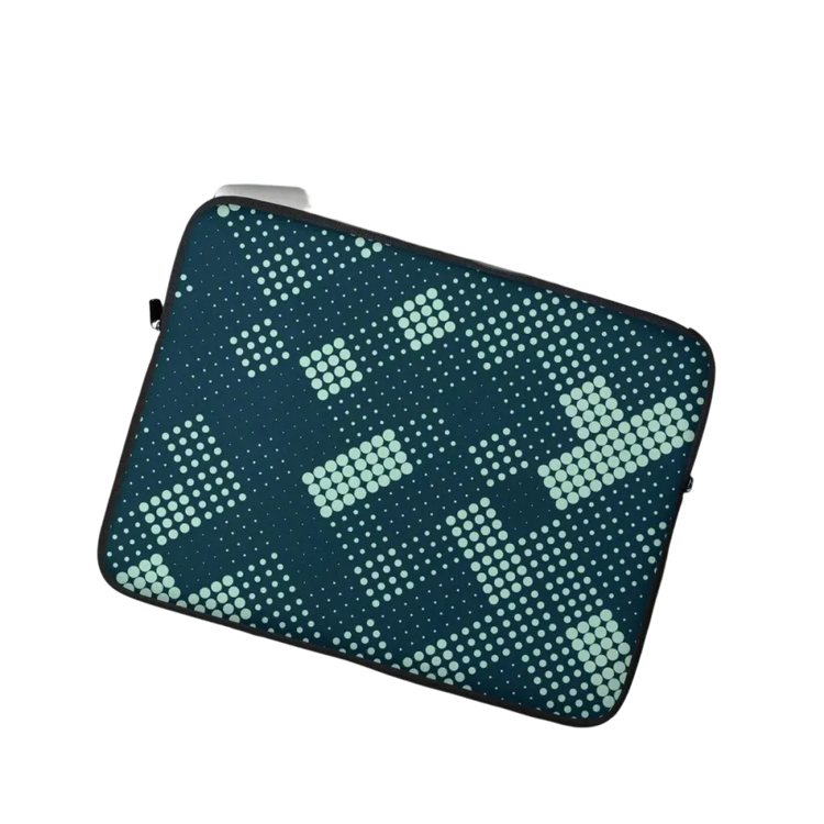 Laptoptasche aus Neopren mit Kunstfell-Futter für MacBook und iPad, 13 und 15 Zoll, von BUYATHOME24