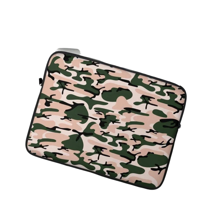 Neopren Laptoptasche mit Kunstfell-Innenfutter für MacBook und iPad, passend für 13 und 15 Zoll, von BUYATHOME24